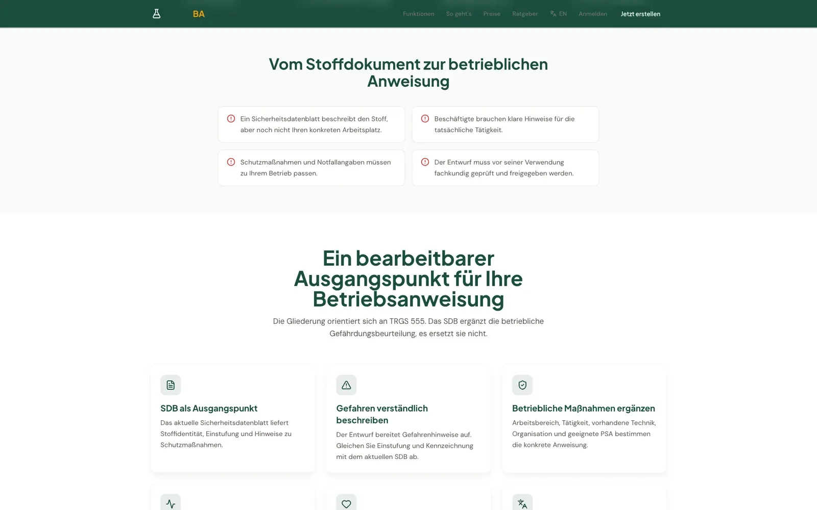 MeineBA – eigene Website