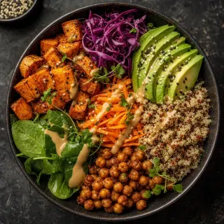 Colourful Buddha bowl